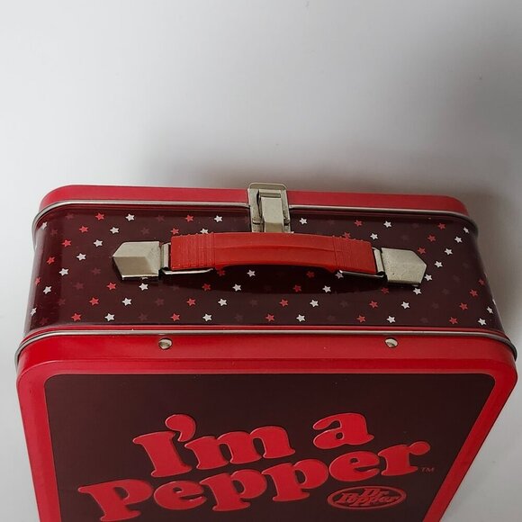Dr. Pepper Soda Pop Metal Lunch Box 2010 RETRO Look - Picture 2 of 7